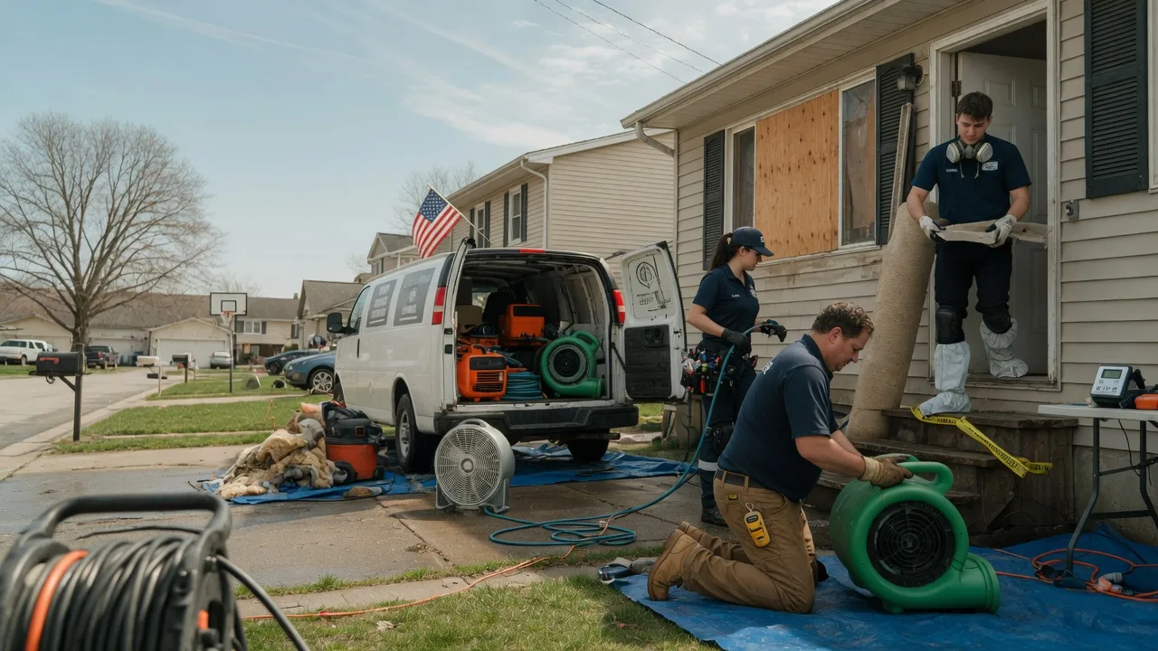 Water Damage Restoration in Tinley Park, IL near me